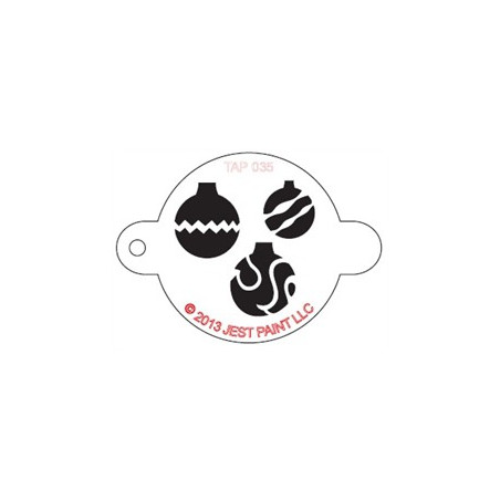 TAP Stencil Christmas Ornaments 035