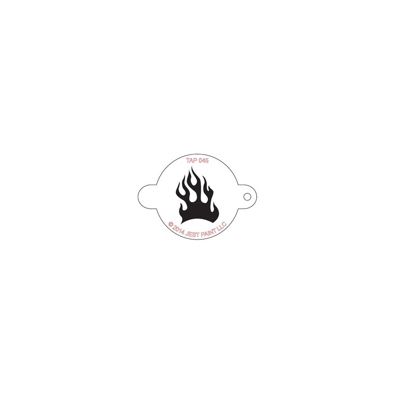 TAP Stencil Fire Flame 045