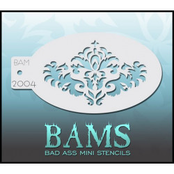 Schmink & Facepaint | Schmink sjabloon | BAM2004 | Barok ornament