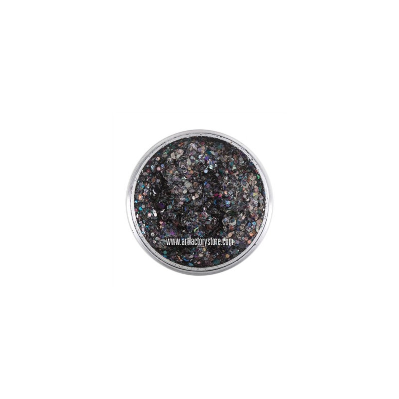Festival Glitter - Raven Black