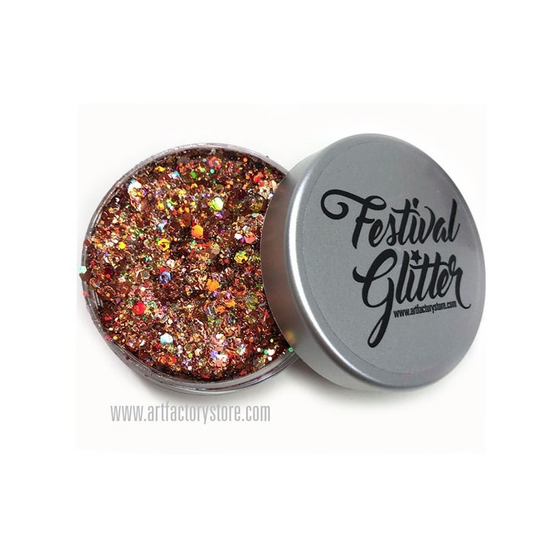 Festival Glitter - Pumpkin Spice Orange
