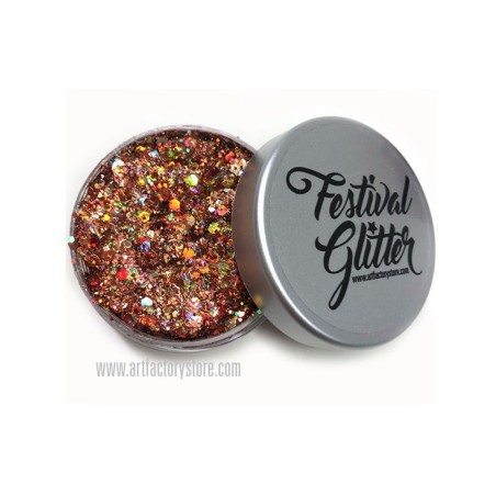 Festival Glitter - Pumpkin Spice Orange