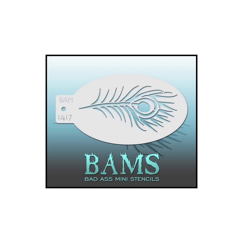 Schmink & Facepaint | Schmink sjabloon | BAM1417 | Pauwenveer