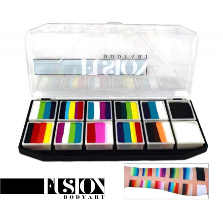 Fusion Splitcake Palette - Rainbow Explosion