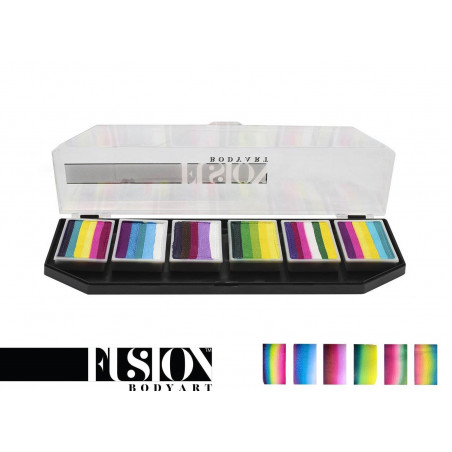 Fusion Splitcake Palette - Pretty Rainbow