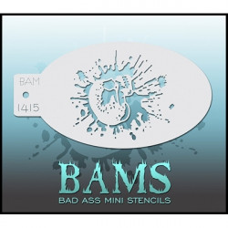 Schmink & Facepaint | Schmink sjabloon | BAM1415 | Verfspatten
