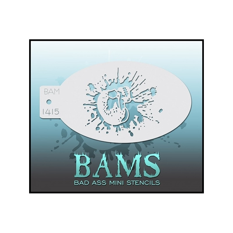 Schmink & Facepaint | Schmink sjabloon | BAM1415 | Verfspatten