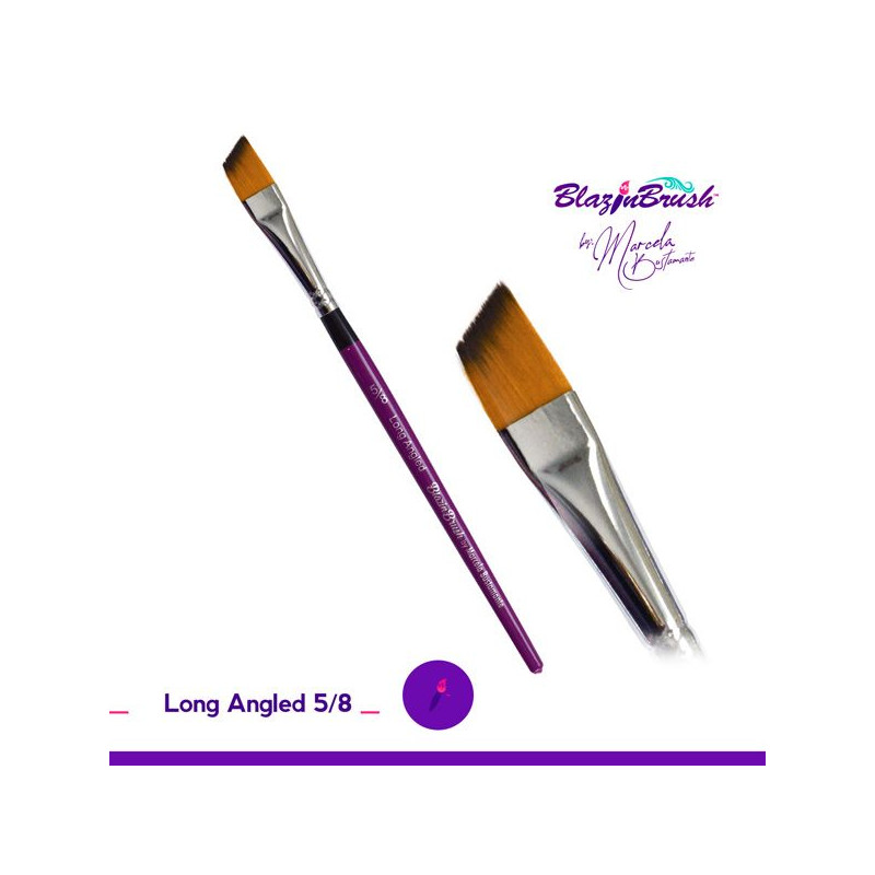 Long Angled 5/8 - Blazin Brushes