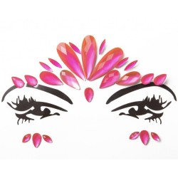Face Jewels Neon Glow - Pink