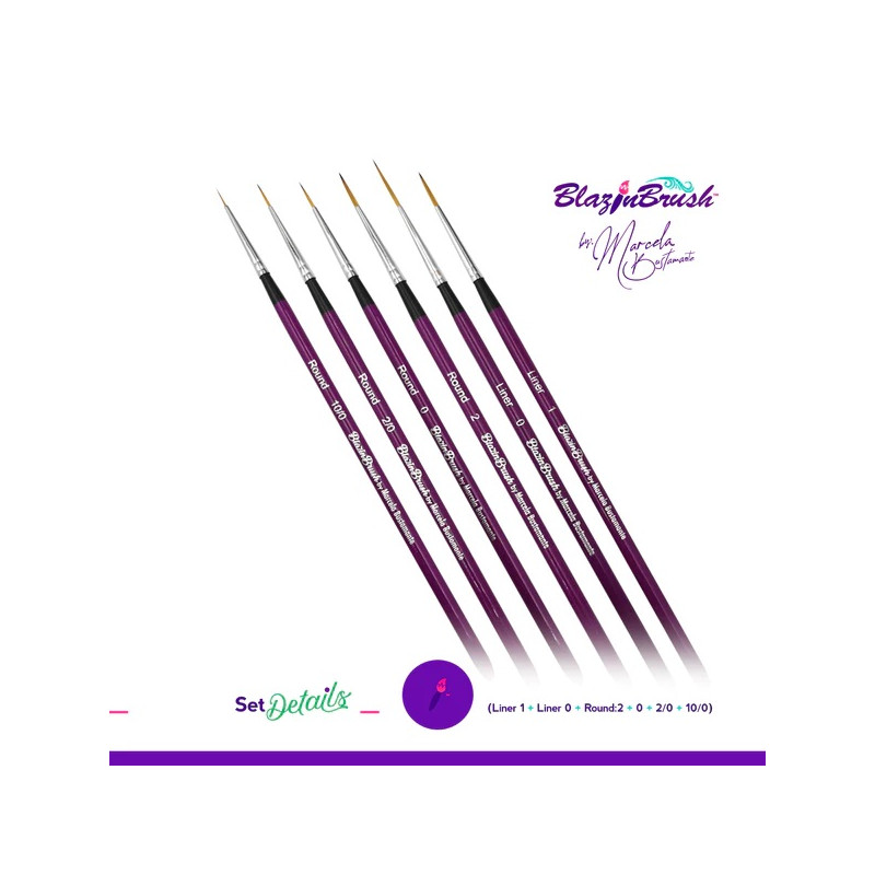 Blazin Brushes by Marcela Bustamente | Schminkpenselen kopen