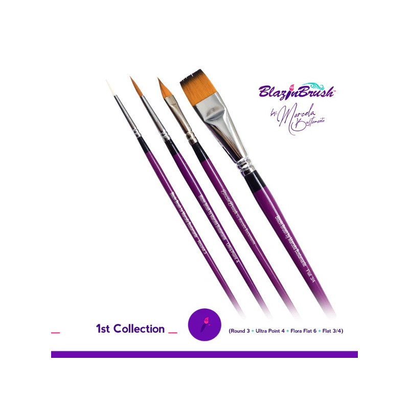 Blazin Brushes - First Collection set 4st