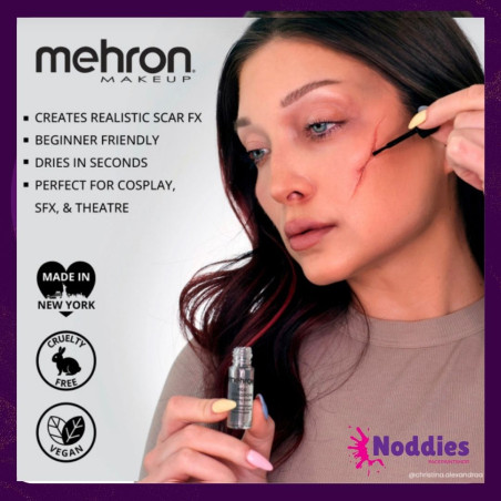 Scarring Liquid van Mehron nu bij Noddies! Groot assortiment en snel leverbaar!