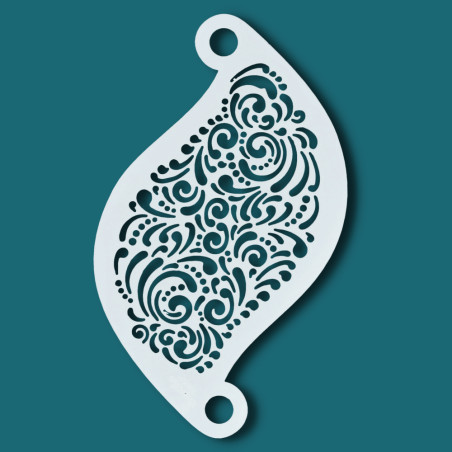 Schminksjabloon voor details | Superstar Schminksjabloon - Curly Wurly