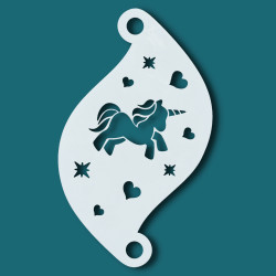 Superstar Schminksjabloon - Charming Unicorn