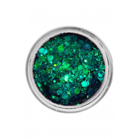 PartyXplosion | Face- & Bodyart Glitters Creme| Festivalglitter | Mermaid Green