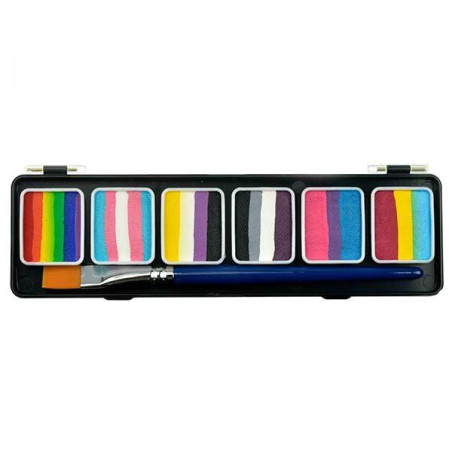 Splitcake Schmink Palette | Diamond FX | One Stroke Schmink | Schminkset