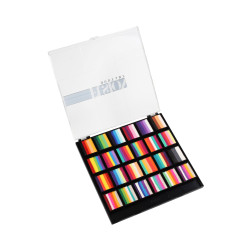 Fusion One Stroke & Glitter Cream Palette | Rainbow Paradise