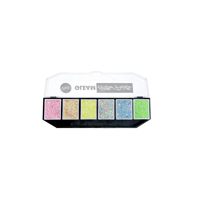 Vivid GLEAM | Face- & Bodyart Glitters| Festivalglitter | Glittercremepalet