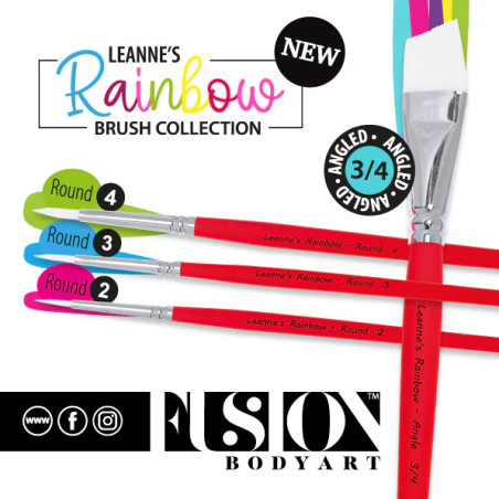 Leannes Collection Brushes – Professionele Penselen voor Facepaint