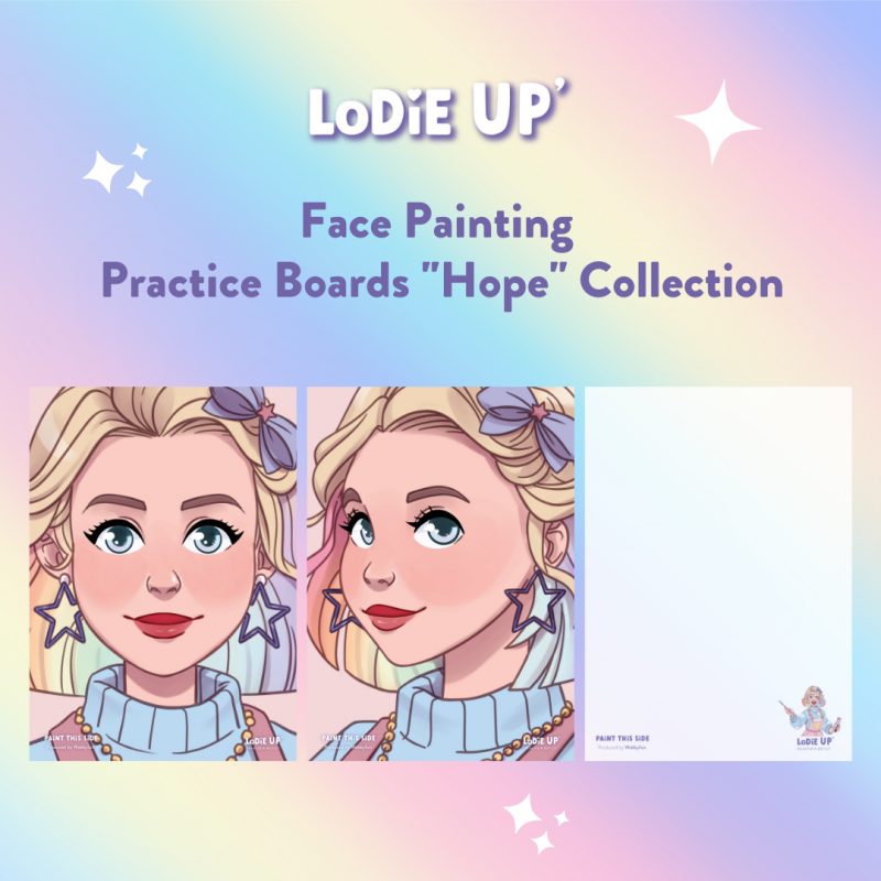 Oefenbord | Practise Board LODIE UP’| schmink | Wabbyfun