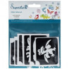 Superstar Glittertattoo Set DINO | 12 leuke sjablonen