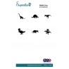 Superstar Glittertattoo Set DINO | 12 leuke sjablonen