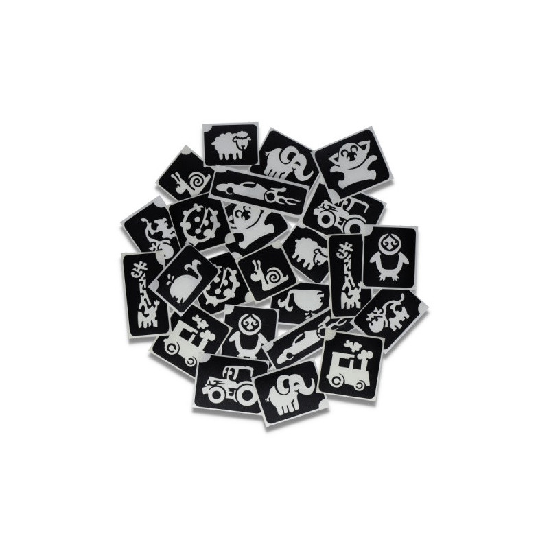 Superstar Glittertattoo Set CUTE XL | 24 schattig sjablonen