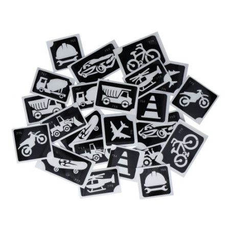 Superstar Glittertattoo Set ON THE ROAD| 24 schattig sjablonen
