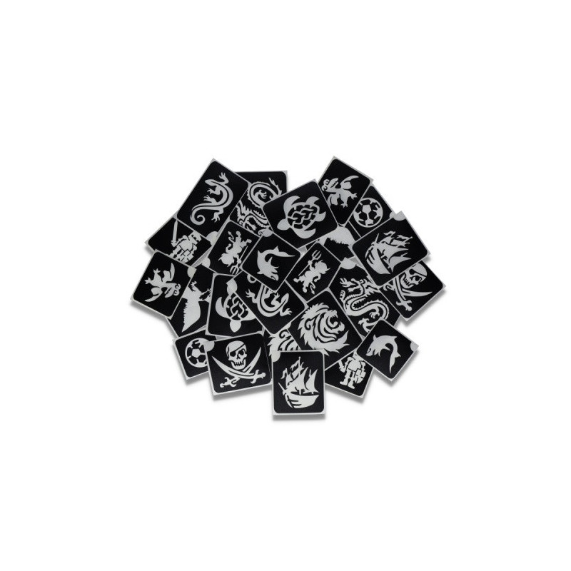 Superstar Glittertattoo Set ADVENTURE| 24 schattig sjablonen