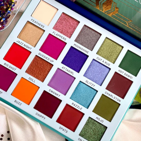 Rude Cosmetics Roaring 20’s Palette – 20 Kleuren Oogschaduw