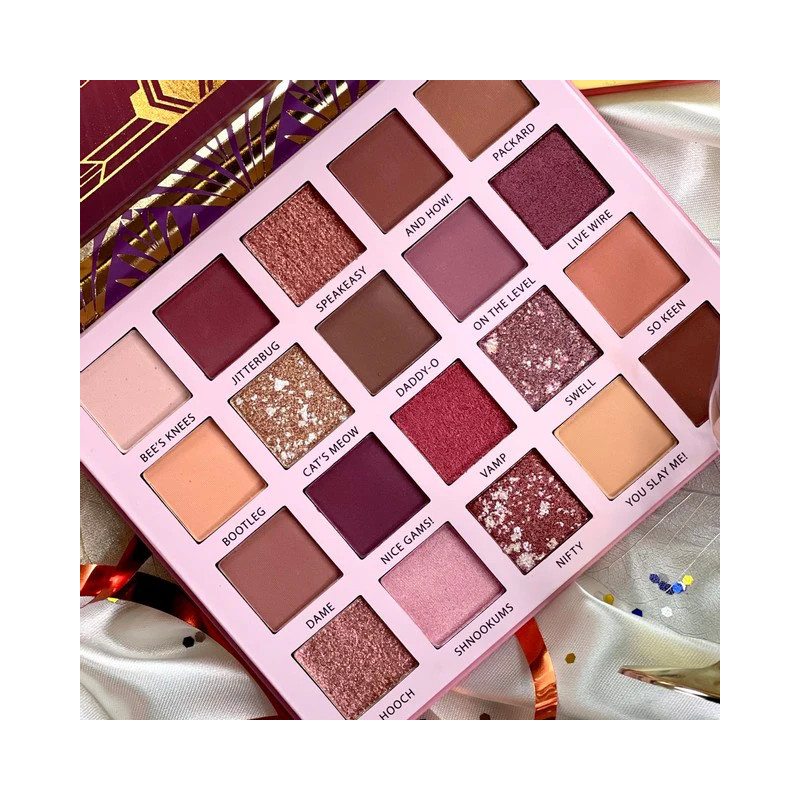 Rude Cosmetics Roaring 20’s Palette – 20 Kleuren Oogschaduw Carefree
