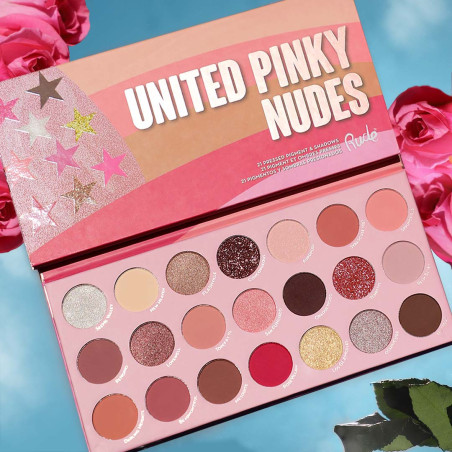 Rude United Pinky Nudes - 21 Pressed Pigment & Shadows