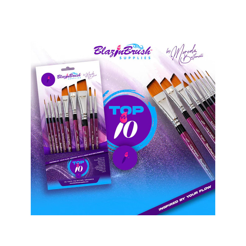 Blazin Brushes by Marcela Bustamente | Schminkpenselen kopen