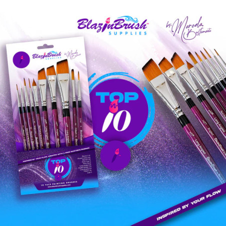 Blazin Brushes by Marcela Bustamente | Schminkpenselen kopen