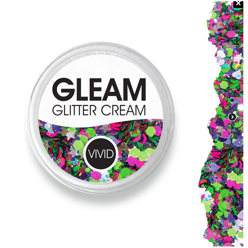 Vivid GLEAM | Face- & Bodyart Glitters| Festivalglitter | Glittercreme