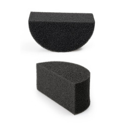 PXP Make-Up spons zwart | half 2stuks