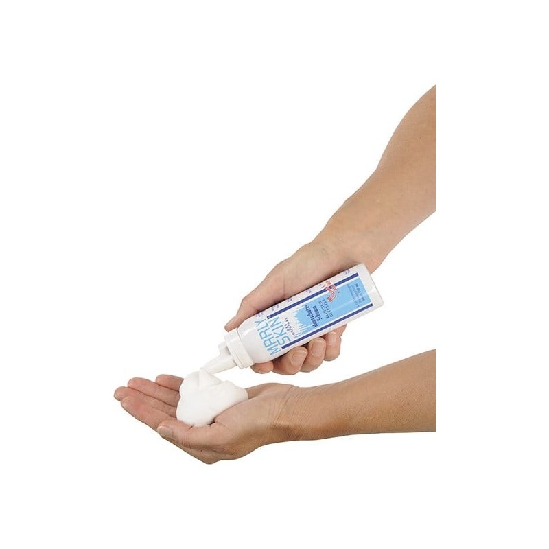 De Marly Skin foam beschermt, versterkt en regenereert je huidbarrière - als een tweede huid!
