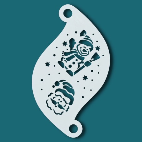 Schminksjabloon voor details | Superstar Facepaint Stencil - Winter Friends SJ-77101