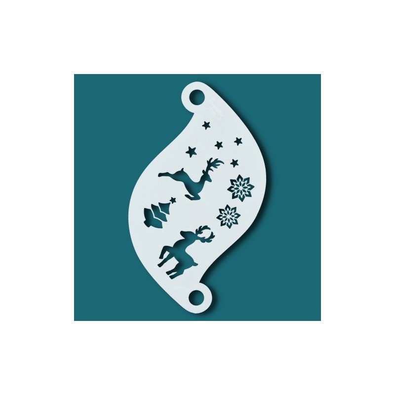 Schminksjabloon voor details | Superstar Facepaint Stencil - Winter Wonderland SJ-77102