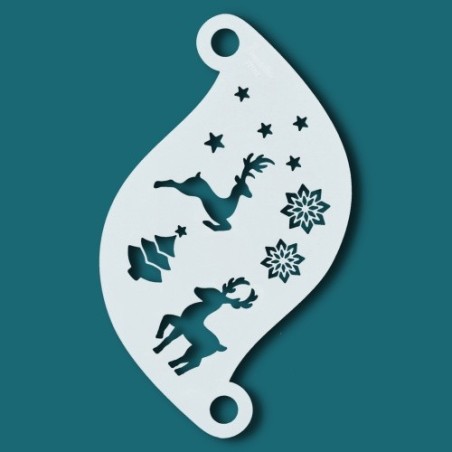 Schminksjabloon voor details | Superstar Facepaint Stencil - Winter Wonderland SJ-77102