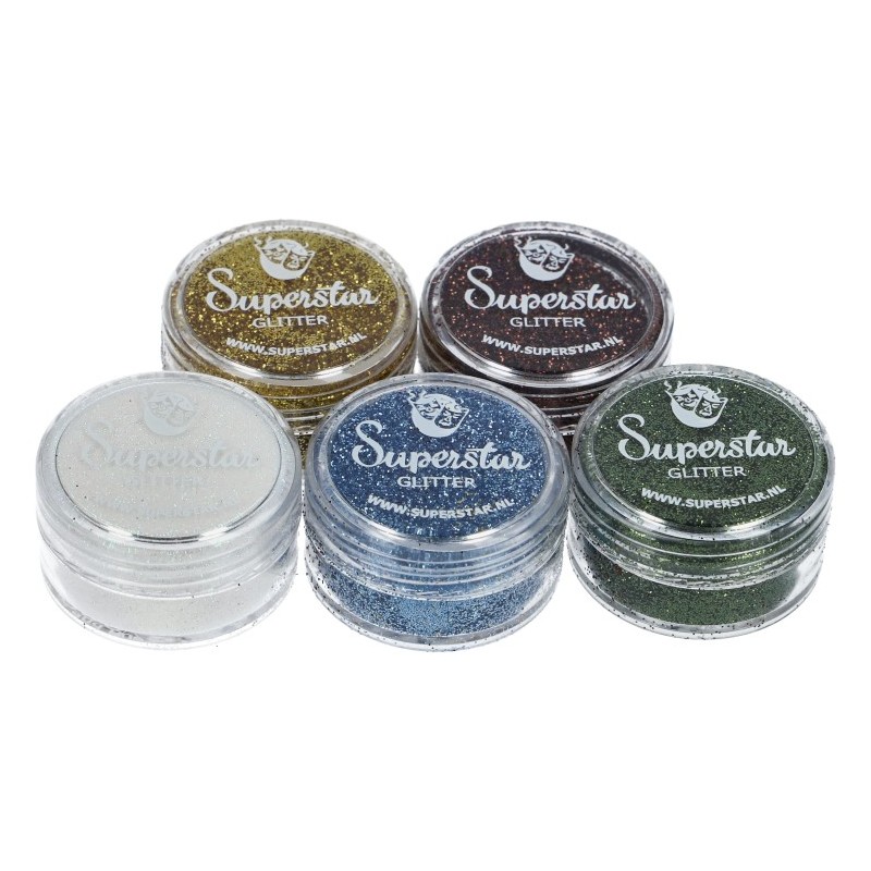 Losse glitters vindt u bij Noddies!