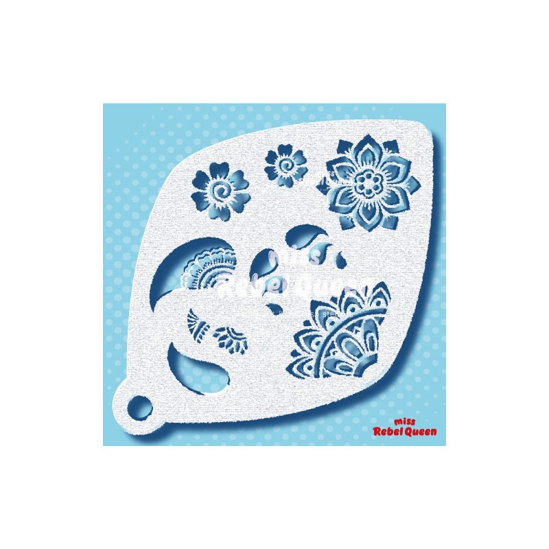 Schmink & Facepaint | MRQ Stencils - Perfect Paisley
