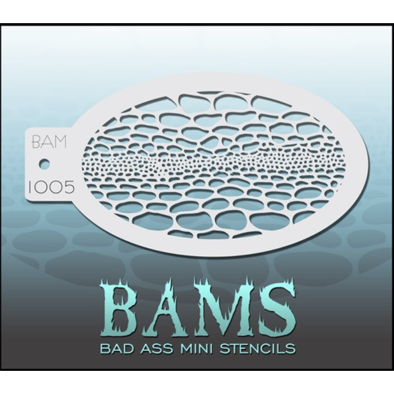 Schmink & Facepaint | Schmink sjabloon | BAM1005 | Reptiel schubben