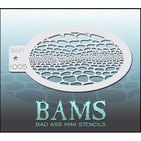 Schmink & Facepaint | Schmink sjabloon | BAM1005 | Reptiel schubben