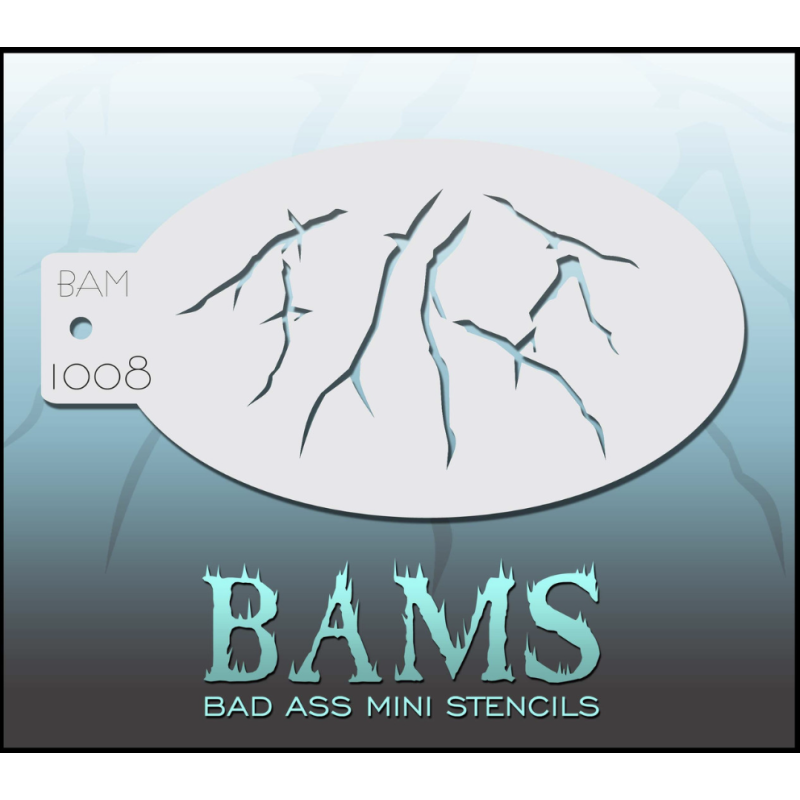 Schmink & Facepaint | Schmink sjabloon | BAM1008 | Barsten