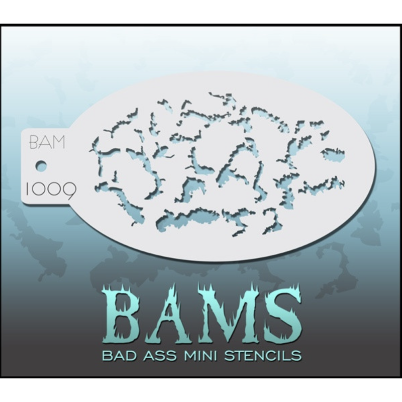 Schmink & Facepaint | Schmink sjabloon | BAM1009 | Spatten