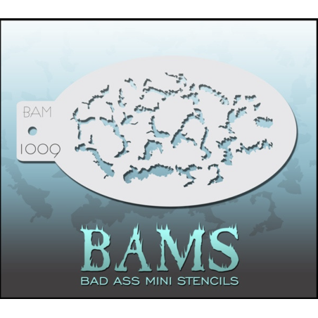 Schmink & Facepaint | Schmink sjabloon | BAM1009 | Spatten