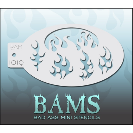 Schmink & Facepaint | Schmink Sjabloon | BAM1019 | Vlammen