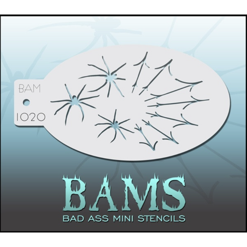 Schmink & Facepaint | Schmink sjabloon | BAM1020 | Spinnenweb