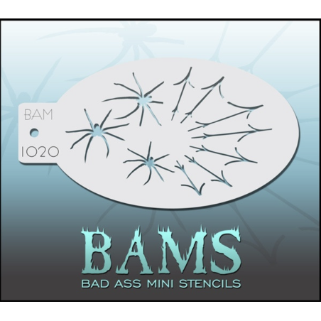 Schmink & Facepaint | Schmink sjabloon | BAM1020 | Spinnenweb